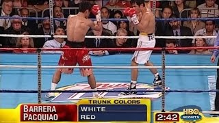 Manny Pacquiao vs Marco Antonio Barrera [upl. by Atila]