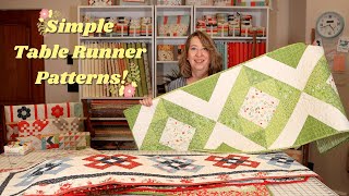 Simple Table Runner Patterns [upl. by Malim]