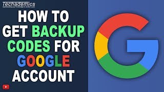 How To Get Backup Codes For Gmail Account  Google Authenticator Backup [upl. by Latsyek138]