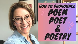 Learn to Pronounce POEM POET POETRY  American English Pronunciation Lesson learnenglish [upl. by Marchal]