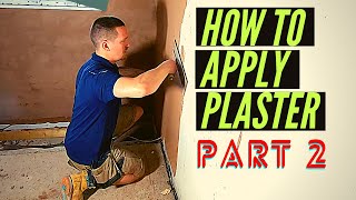 How To Apply Plaster Flat IN DEPTH TUTORIAL [upl. by Assenov642]