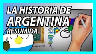 🔵⚪La HISTORIA ARGENTINA en 14 minutos🔵⚪ Resumen fácil y rápido [upl. by Puett639]