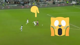 Fede Valverdes tackle on Morata that won them the SuperCopa trophy 😲😱 [upl. by Danita]