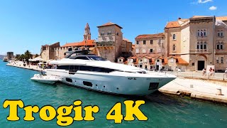 Trogir Croatia Walking Tour 4K [upl. by Haag]